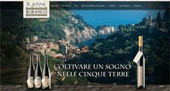 Desktop Screenshot of burancocinqueterre.it